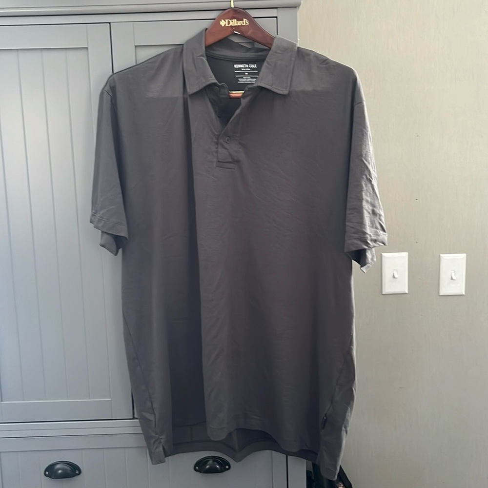 Dark Gray Collared Shirt